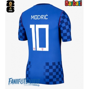 Croația Luka Modric #10 Tricou Fotbal Replică Mondial 2026 Barbati Deplasare